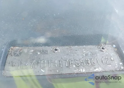 1985 Dodge D-Series D100/D150 z USA, uszkodzony, nr VIN 1B7FD14T7FS536112